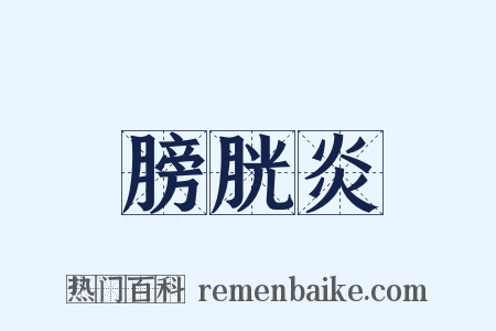 膀胱炎是什么意思的图片